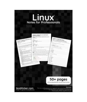 Linux commands Notes for Professionals