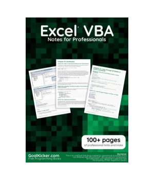 Excel VBA Notes for Professionals