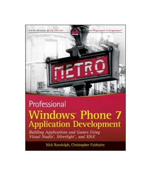 Professional Windows Phone 7 Application Development