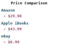 Price Comparison