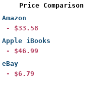 Price Comparison